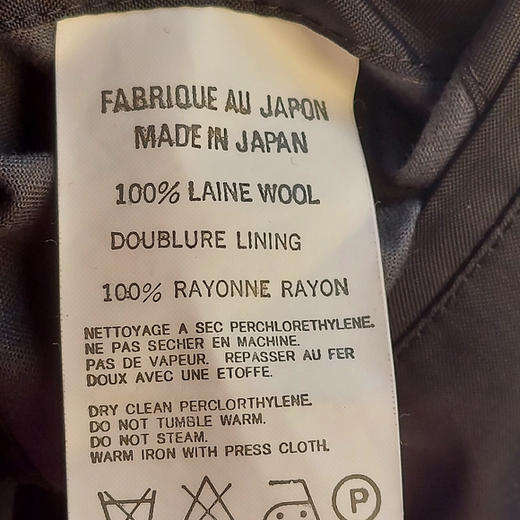 Yohji Yamamoto Pour Homme 100% Laime Wool Hooded Long Coat - Picture 15 of 16